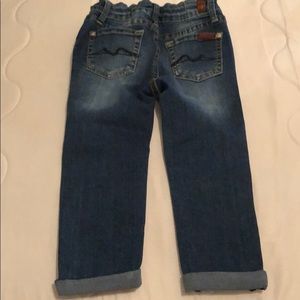 Girls 7 for all Mankind jeans excellent condition